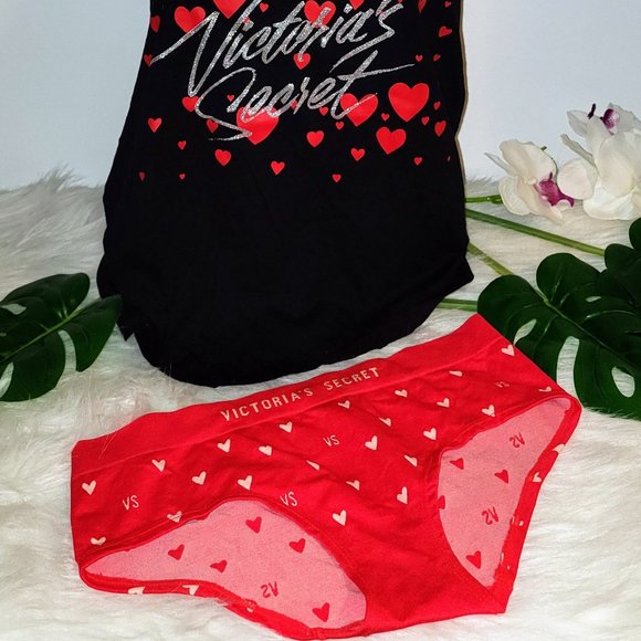 NWOT Victoria's Secret Sleep Tank w/matching Hiphugger Panty LG - Picture 2 of 10